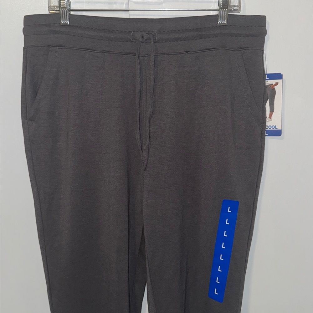 32 Degrees Pull On Soft Knit Capri Pants Pewter Gray Women’s Large L - Picture 5 of 13